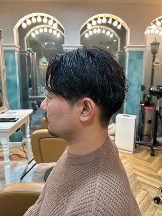 メンズ 池袋/韓国メンズヘア ❤️💙軸丸みうのヘアスタイル