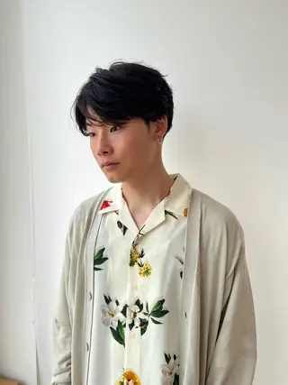 ショート メンズ 平間 稔希のヘアスタイル