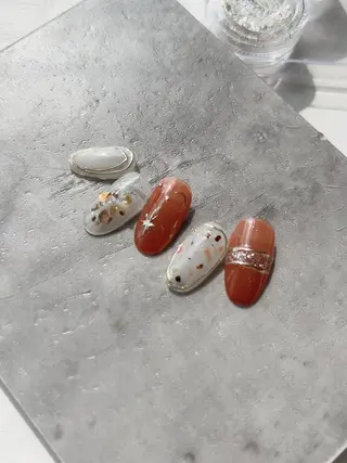 ネイル 北浦和 自爪育成ケアのネイルデザイン