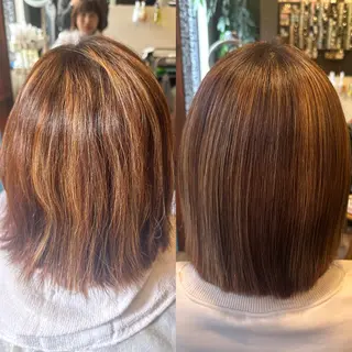 ミディアム 安達 望のヘアスタイル