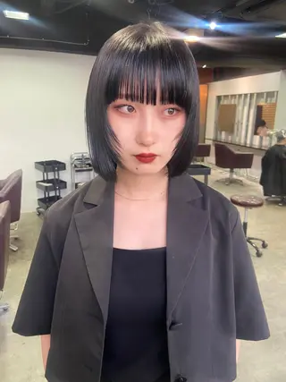 ショート カラー 地毛風艶カラー🌿 喜多夏海のヘアスタイル