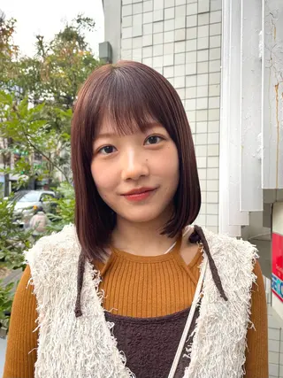 カラー ショート✂︎ ゆるパーマKANOのヘアスタイル