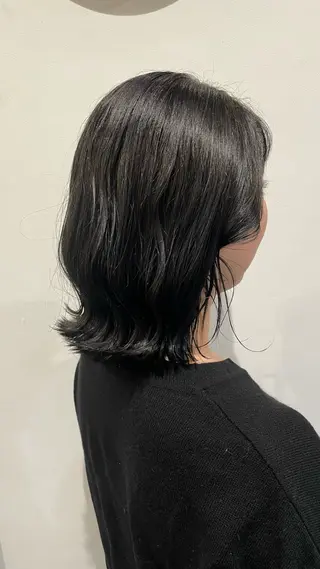 セミロング 🎀ハイトーン/ 艶カラー/夕月🎀のヘアスタイル