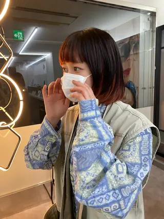 ショート カラー Nece所属・久米寿李恵 くめじゅりえのヘアスタイル