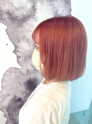 ミディアム 園田あずさ/髪質改善 /透明感カラーのヘアスタイル