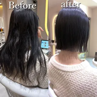 ショート レイヤーカット/韓国 /伊藤 怜のヘアスタイル