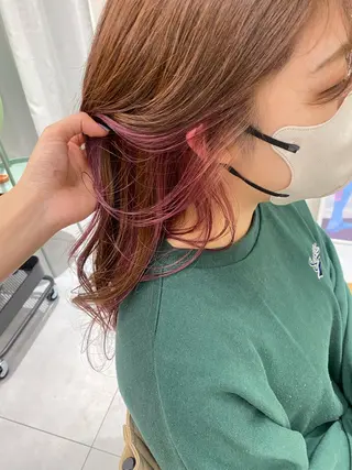 カラー akim kaminoke所属・矢場町 🌟yopiのヘアスタイル