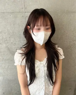 ロング CHAINON 表参道所属・MAHO ハッシュのヘアスタイル