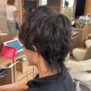 パーマ メンズ 田中 優衣のヘアスタイル