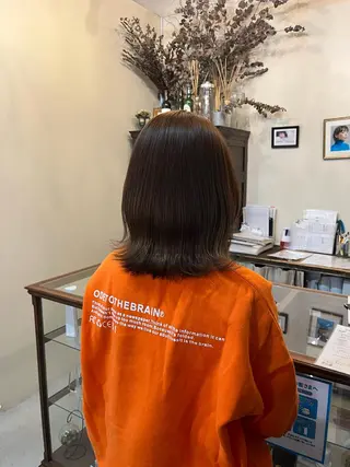 ミディアム 神谷 夏帆のヘアスタイル