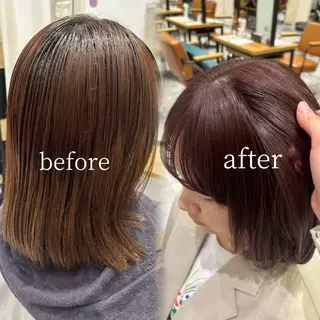 ミディアム カラー yuiko 🎀✨のヘアスタイル