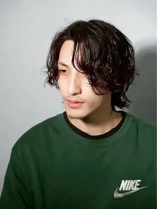 ミディアム パーマ ヒロ銀座 miu 7/1から新宿店のヘアスタイル