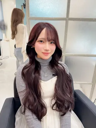 ロング MAHO/透明感カラ ー/髪質改善🍒のヘアスタイル