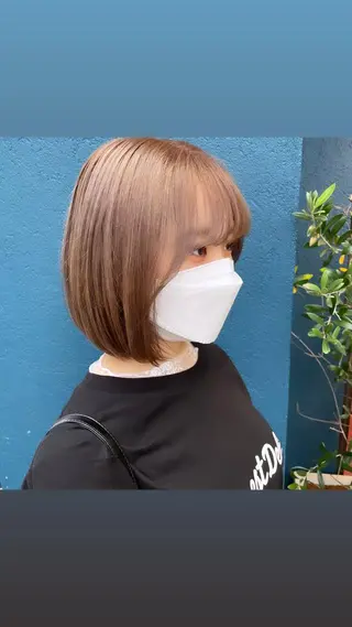 ミディアム 透明感カラー/高畑 /名古屋/山口航輝のヘアスタイル