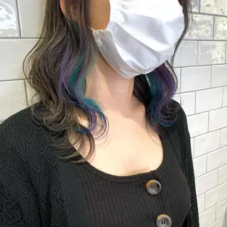 ミディアム カラー 原山 直人のヘアスタイル