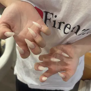 ネイル 🎀うかん 🎀チップ長さ出しのネイルデザイン