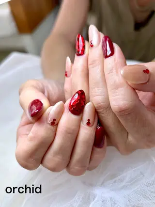 ネイル orchid ♡オーキッドのネイルデザイン