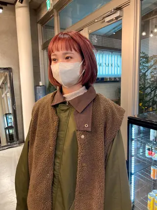 ショート カラー ナガミ ショウのヘアスタイル