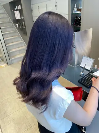 ロング カラー Kou所属・💜髪質改善美髪💜 星野清光のヘアスタイル