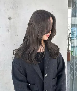 ミディアム カラー ヘアアレンジ 🎀透明感カラーෆ 🪄Maikoのヘアスタイル