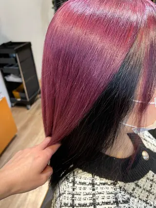 セミロング ayumi🦖/ ブリーチカラーのヘアスタイル