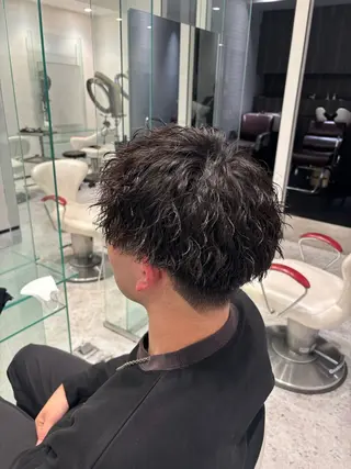 パーマ メンズ LOUIMADNA栄所属・新規指名比率No.1 メンズパーマ/二村のヘアスタイル