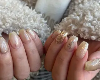 ネイル Ray. ちゅるん系ニュアンスのネイルデザイン