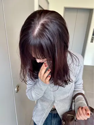 ロング LOREN＋透明感 オリーブhirokoのヘアスタイル