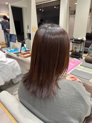 ミディアム パーマ crece💫 kurumiのヘアスタイル