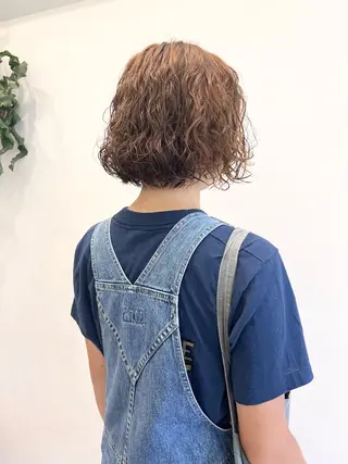 ショート パーマ 似合わせカット🫧 /パーマRINAのヘアスタイル