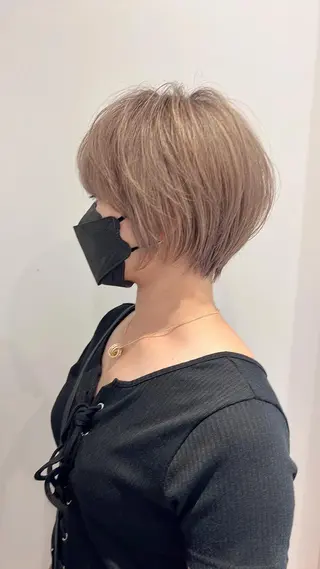 ショート カラー LA KING GINZA TOKYO所属・🧡ショートの達人 🧡SHOのヘアスタイル