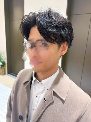 パーマ メンズ リピーター多数🌟 メンズ限定 松本理沙のヘアスタイル