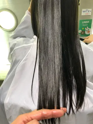 セミロング 西山 恵太郎のヘアスタイル