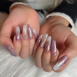 セミロング ネイル nail salon azuのネイルデザイン