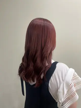 ロング カラー uni/haruhi ☀️透明感カラーのヘアスタイル