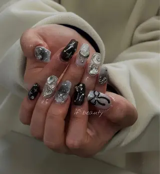 ネイル if Hair＆Nail Salon所属・IKA /海外ネイル /個性派/ワンホンのネイルデザイン