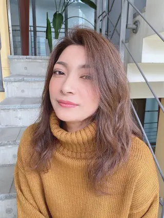 ロング カラー lond strada所属・🌟モテ髪ショート 🌟店長 津賀涼のヘアスタイル