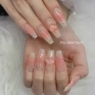 ネイル HANA 長さだしのネイルデザイン