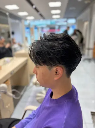 ショート パーマ メンズ メンズ特化韓国風 パーマスタイル/りんのヘアスタイル