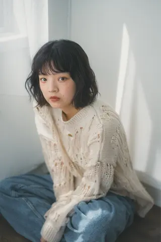 ミディアム ヘアアレンジ sand   名古屋所属・ショート〜ボブ特化✨ ／谷口楓佳のヘアスタイル
