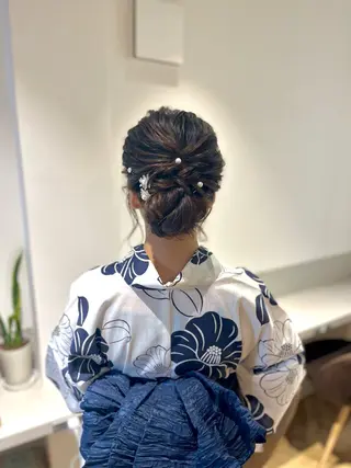 ヘアアレンジ 似合わせヘアメイク 💐オダギリチアキのヘアスタイル