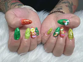 ネイル 【Eclat エクラ】nail&beauty所属・Eclat〔エクラ〕 MOEKA𝜗𝜚*のネイルデザイン