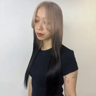 ロング カラー Ren. 🦋デザインカラーのヘアスタイル