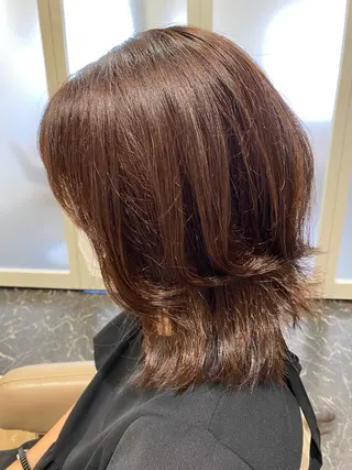 ミディアム カラー 失敗しないパーマ 赤塚雄輝のヘアスタイル