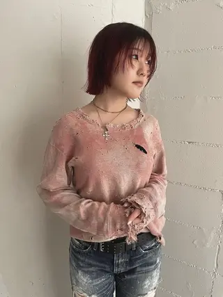 ショート パーマ ボブ/レイヤー/ 御田村裕人のヘアスタイル