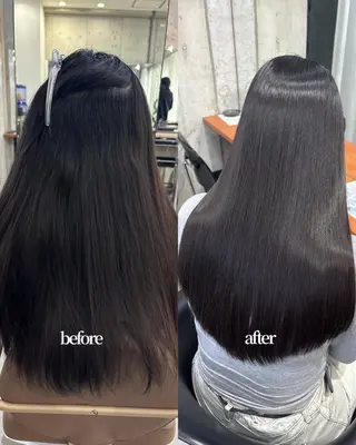 ロング 髪質改善／縮毛矯正 関根青葉のヘアスタイル