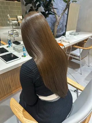 ロング 和田 あおいのヘアスタイル