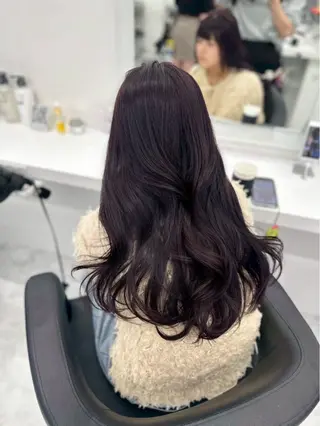 ロング ブリーチなし🫧韓国 🫧HANA🫧のヘアスタイル