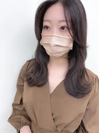 セミロング カラー Meena by urban所属・丹羽 隼人/髪質改善 /韓国ヘア🇰🇷のヘアスタイル