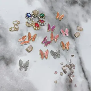 セミロング キッズ ネイル 💎ビューティサロン 湘南 RIRAN💎のネイルデザイン